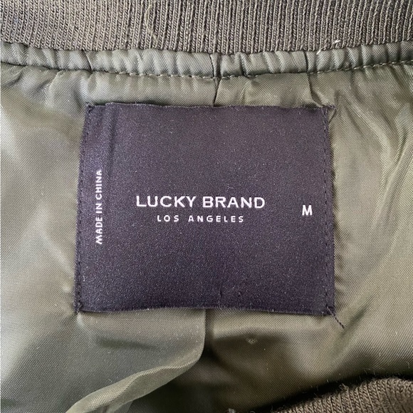 Lucky Brand Women’s Camo Bomber Jacket - Picture 5 of 9
